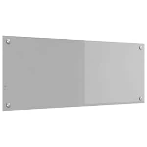 Zaščita za kuhinjo Svetlo siva 100 x 40 cm kaljeno steklo