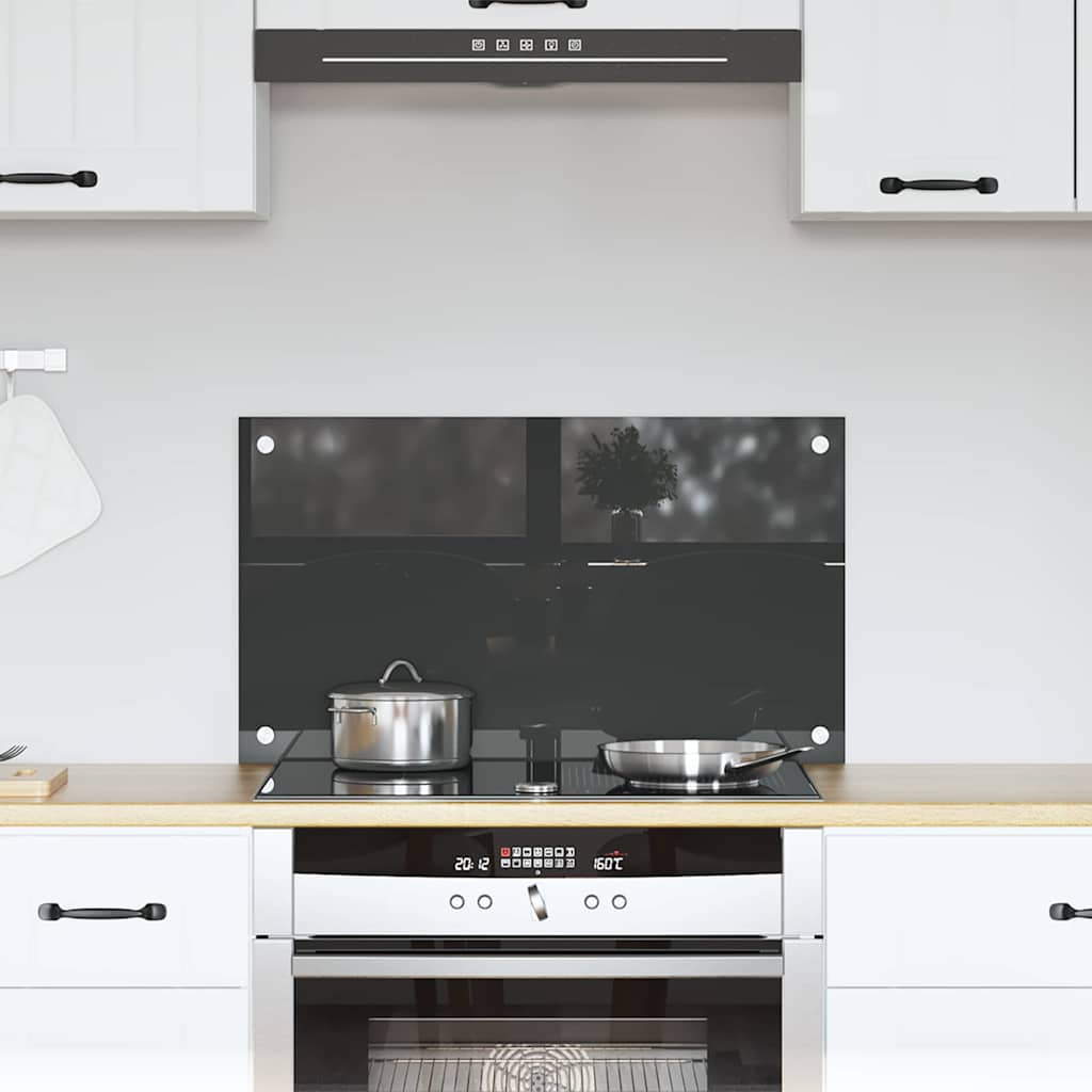 Thumbnail - vidaXL Küchenrückwand Dunkelgrau 70 x 40 x 0.6 cm