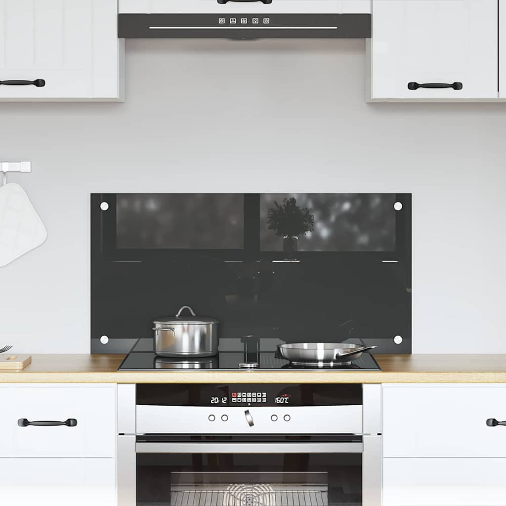 vidaXL Spate de bucătărie Gri închis 80 x 40 x 0,6 cm