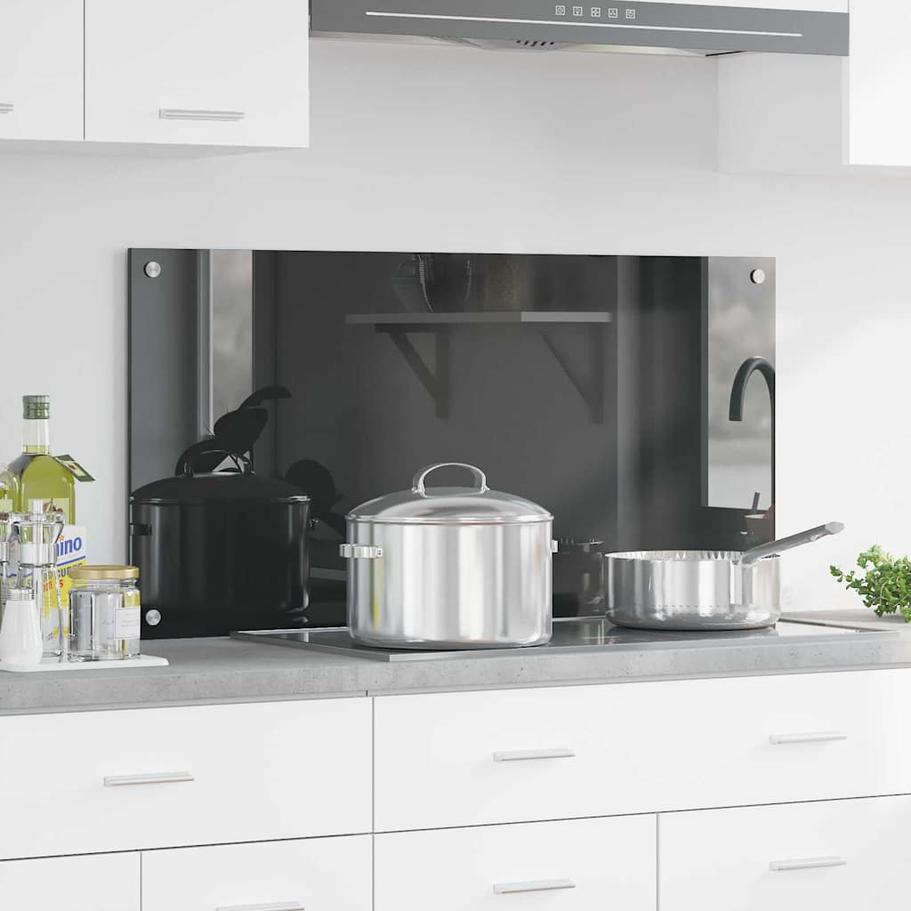 vidaXL Spate de bucătărie Gri închis 100 x 50 x 0,6 cm