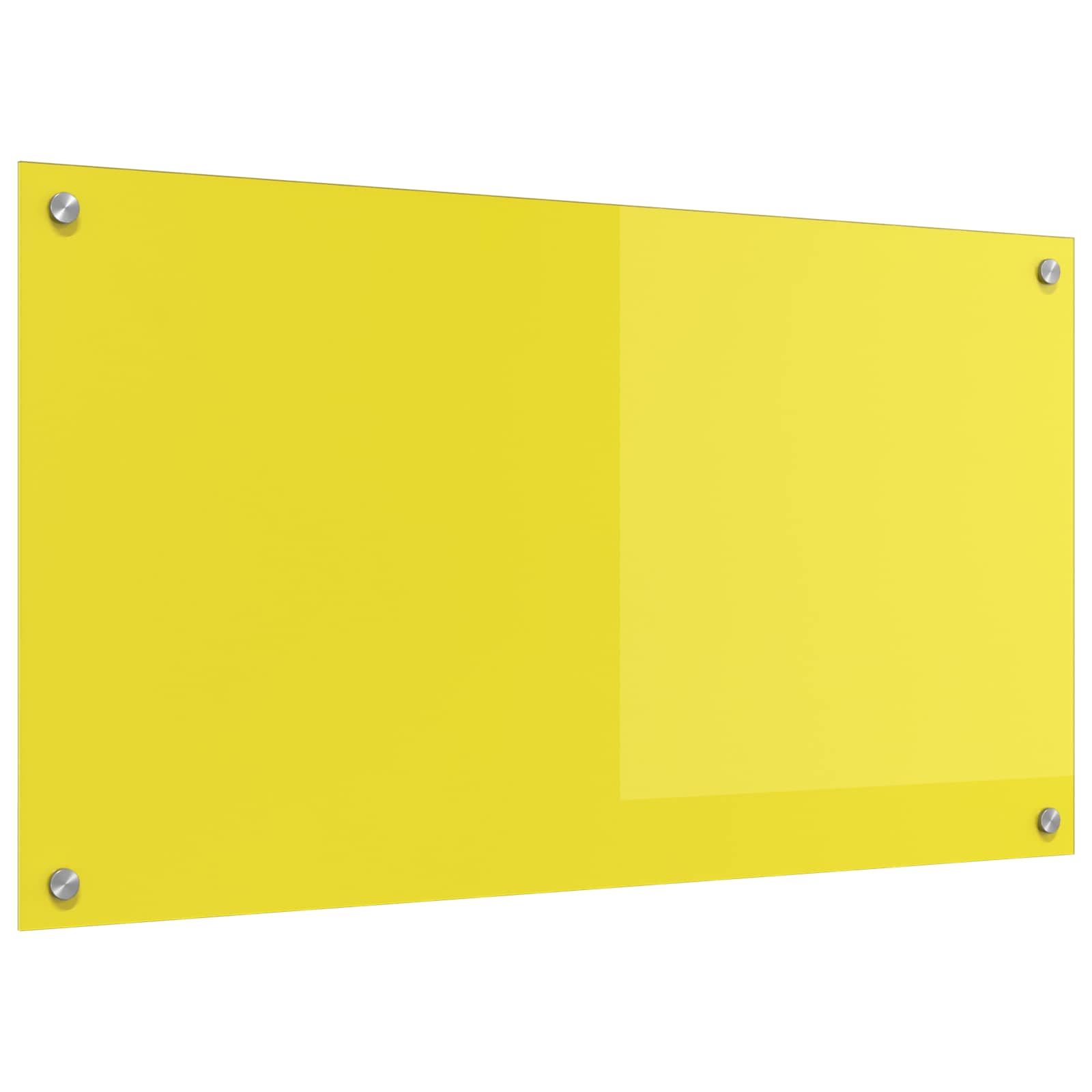 Kögi Splashback Kollane 90 x 50 x 0,6 cm karastatud klaas