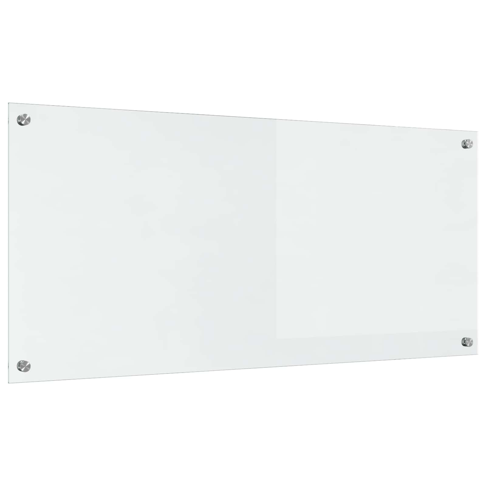 vidaXL Küchenrückwand Transparent 110 x 50 x 0,6 cm Gehärtetes Glas