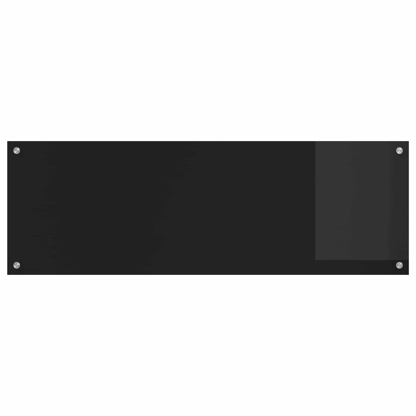 Keukenachterwand Zwart 120 x 40 cm gehard glas image 2