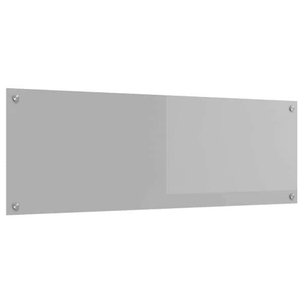 vidaXL K&ouml;&ouml;giseina paneel Helehall 120 x 40 cm karastatud klaas
