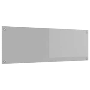 Zaščita za kuhinjo Svetlo siva 120 x 40 cm kaljeno steklo