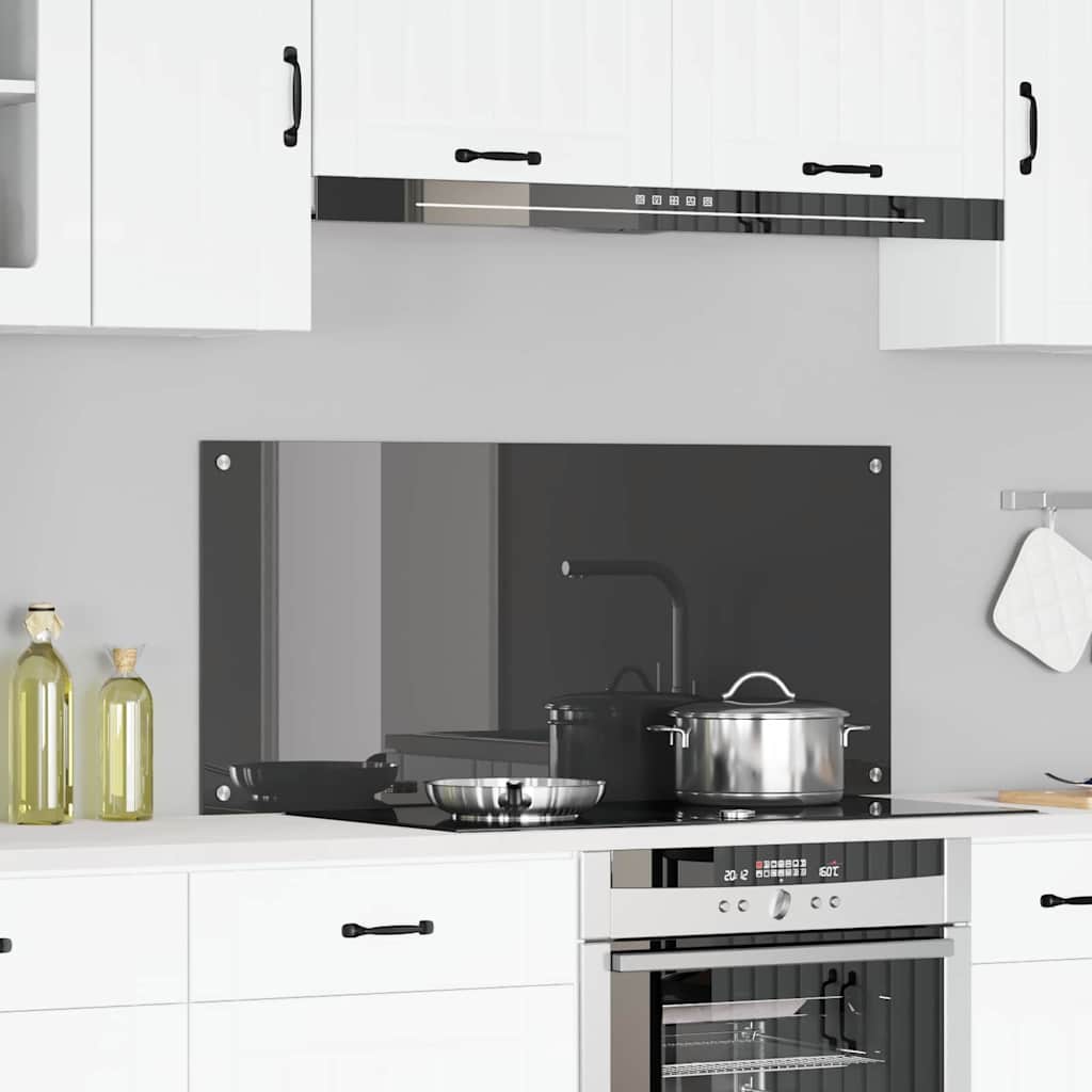 vidaXL Spate de bucătărie Gri închis 110 x 50 x 0,6 cm