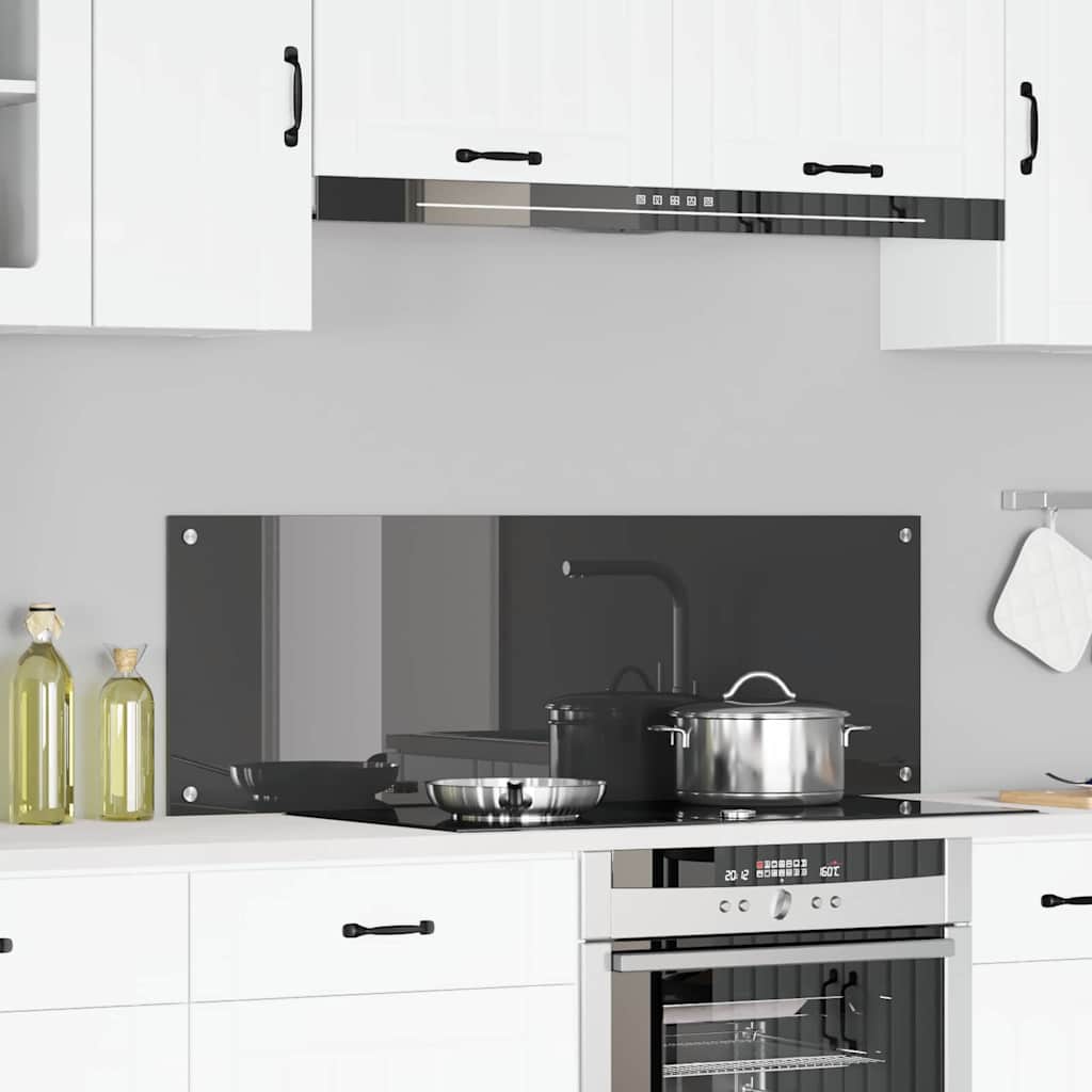 vidaXL Spate de bucătărie Gri închis 120 x 40 x 0,6 cm