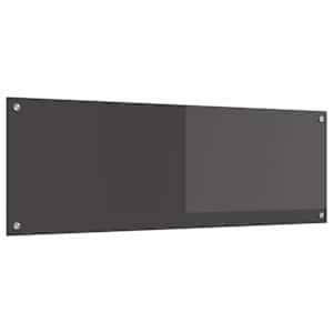 Kuhinjski panel Temno siva 120 x 40 cm kaljeno steklo