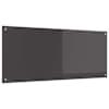 vidaXL K&ouml;&ouml;giseina paneel Tumehall 120 x 50 cm karastatud klaas