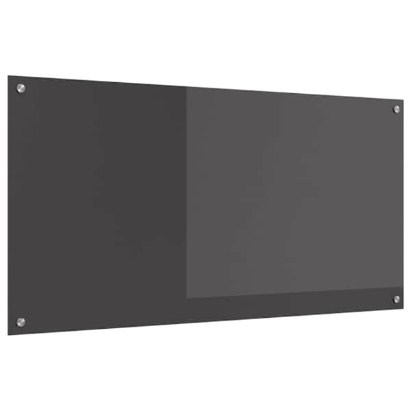 vidaXL K&ouml;&ouml;giseina paneel Tumehall 120 x 60 cm karastatud klaas
