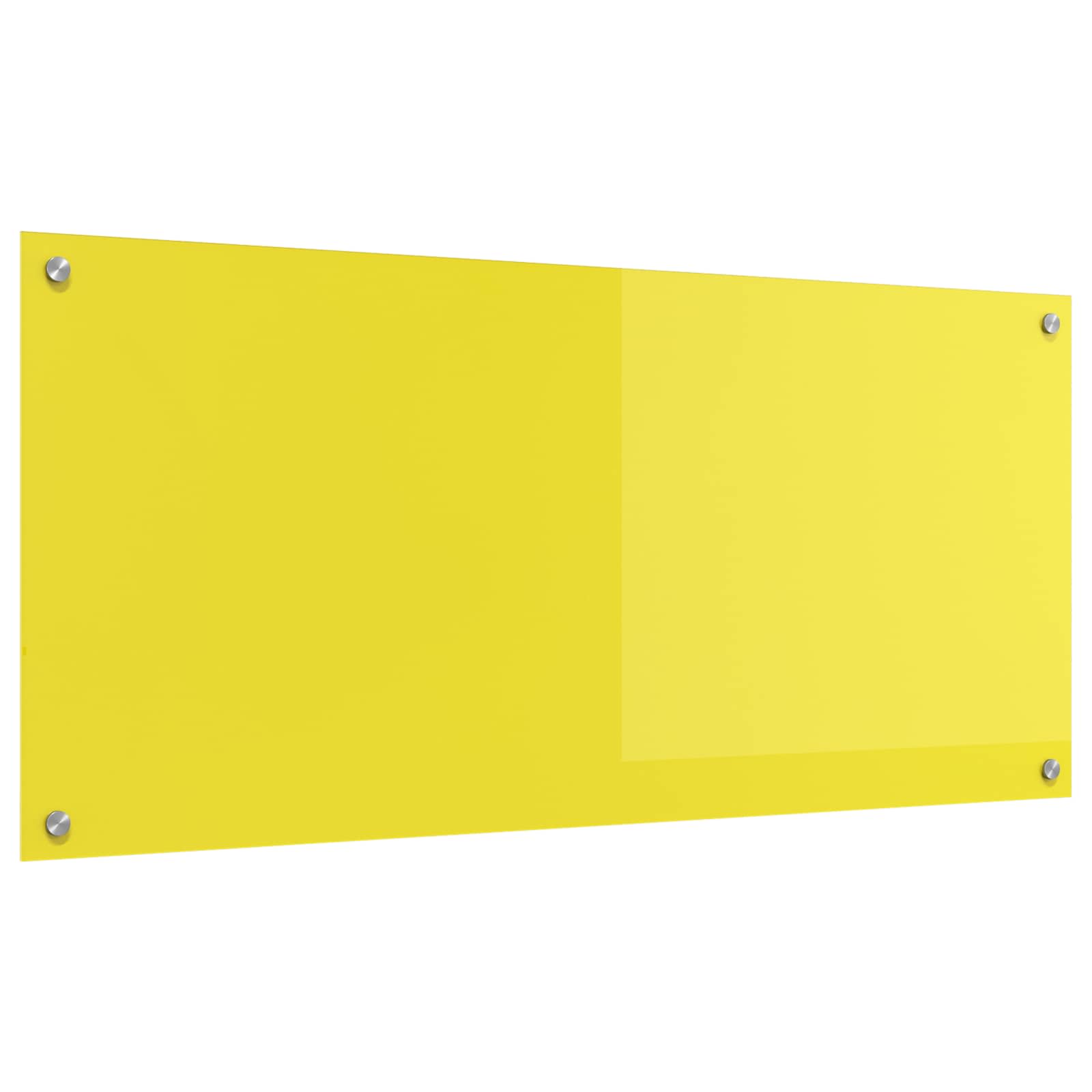 Kögi Splashback Kollane 110 x 50 x 0,6 cm karastatud klaas