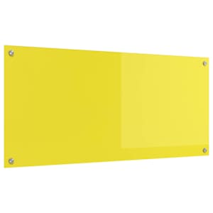 Kuchyňský obklad Žlutá 110 x 50 cm tvrzené sklo