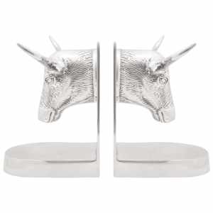 Zarážky na knihy 2 pcs Stříbrná 21,5 x 15,5 x 20 cm Hliník - obrázek 4