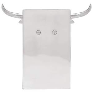 Zarážky na knihy 2 pcs Stříbrná 21,5 x 15,5 x 20 cm Hliník - obrázek 2