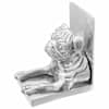 vidaXL Raamatutoed 2 tk H&otilde;bedane 12 x 15 x 18 cm Alumiinium