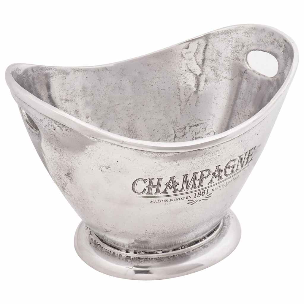 vidaXL Răcitor de gheață Argintiu 36 x 25 x 26 cm Aluminiu