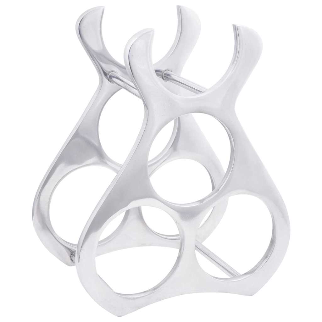Vinreol Sølv 23x14x28 cm Aluminium