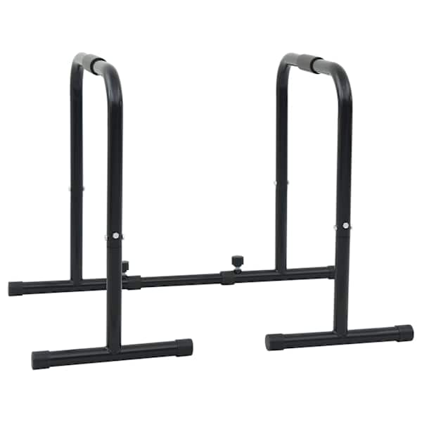 vidaXL Dip Baar Must 116 x 66 x 74,5 cm Pulberv&auml;rvitud teras