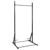 vidaXL T&otilde;mbepuu Jaam Must 100,5 x 102 x 234,5 cm Pulberv&auml;rvitud teras