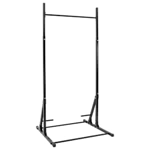 vidaXL T&otilde;mbepuu Jaam Must 100,5 x 102 x 234,5 cm Pulberv&auml;rvitud teras