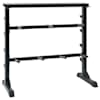 vidaXL K&auml;e raskuste riiul Must 99 x 45 x 95,5 cm Pulberv&auml;rvitud teras