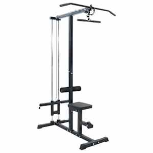 vidaXL Seljat&otilde;mbemasin Must 110 x 70 x 187 cm Pulberv&auml;rvitud teras