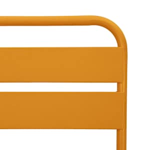 Skládací židle do zahrady 2 pcs Hořčicově žlutá 42 x 52 x 82 cm - obrázek 9