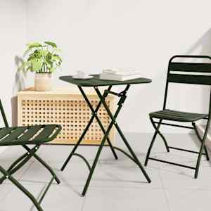 Bistro miza Temno zelena 55 x 55 x 72,5 cm