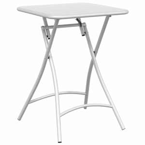 Bistro stolek Bílá 55 x 55 x 72,5 cm Práškově lakovaná ocel - obrázek 2