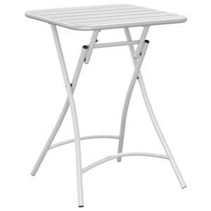 Bistro stolek Bílá 55 x 55 x 72,5 cm Práškově lakovaná ocel - obrázek 6