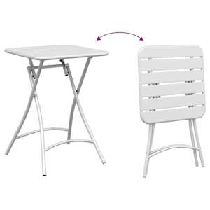 Bistro souprava 3 pcs Bílá Ocel - obrázek 10