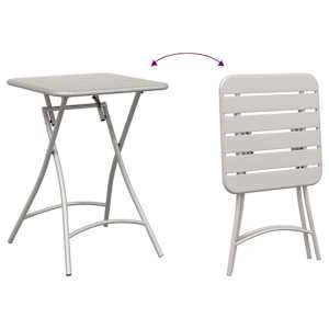 Bistro souprava 3 pcs Béžová Ocel - obrázek 10