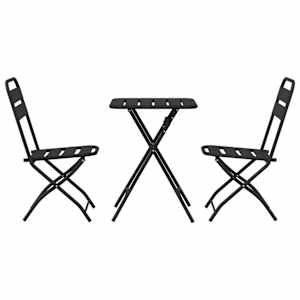 Bistro souprava 3 pcs Antracit Ocel - obrázek 7