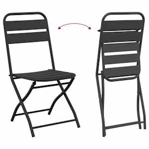 Bistro souprava 3 pcs Antracit Ocel - obrázek 9