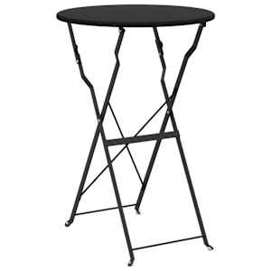 vidaXL Bistroolaud Antratsiit &Oslash; 50 x 71 cm Pulberkattega teras