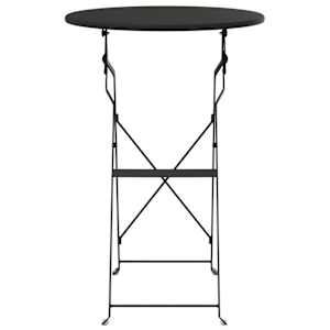 Bistro stolek Antracit Ø 50 x 71 cm Práškově lakovaná ocel - obrázek 4