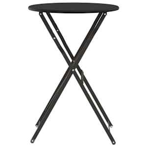 Bistro stolek Antracit Ø 50 x 71 cm Práškově lakovaná ocel - obrázek 5