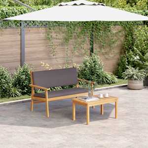 Vrtna sedežna garnitura 2 pcs Antracit Masiven les akacije