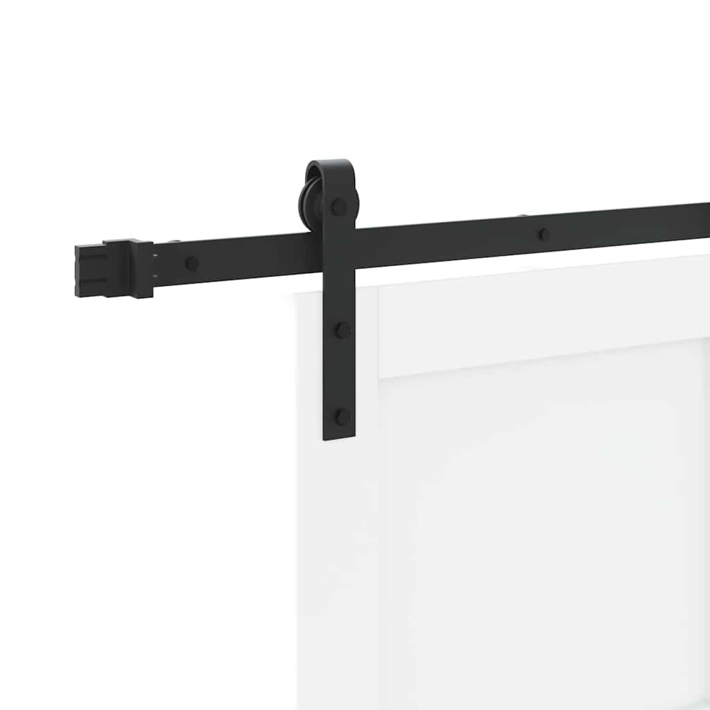 Drsna vrata Bela in črna 61 x 198,5 cm Masivno borovo les - slika 10