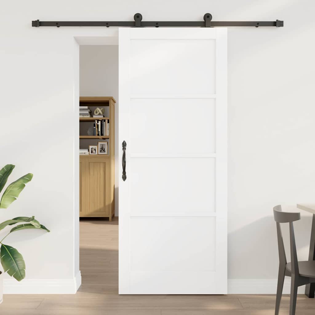 liuguks koos komplekti valge 86x211 cm täispuidust männi