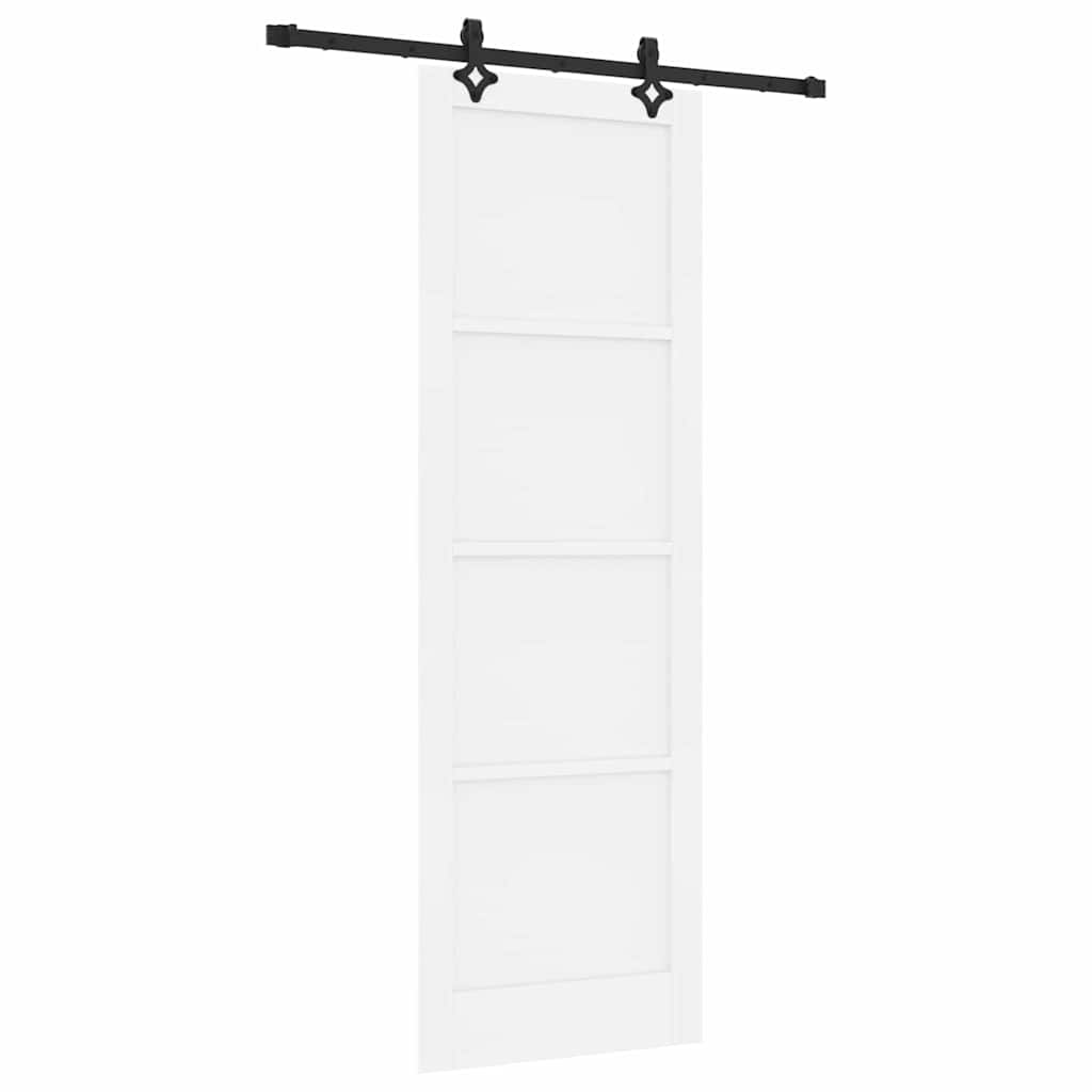 vidaXL Sada posuvných dverí Manuálny Biela a čierna 78 x 232 cm