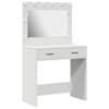 vidaXL Riietumislaud Valge 78,5 x 41 x 135 cm Tehispuit