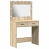 vidaXL Riietumislaud Sonoma tamm 78,5 x 41 x 135 cm Tehispuit