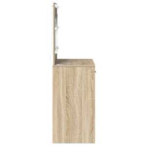Kosmetický stůl Sonoma dub 78,5 x 41 x 135 cm kompozitní dřevo - obrázek 6