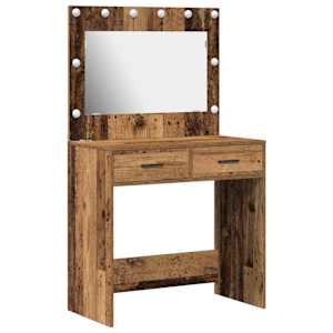 Kosmetický stůl Staré dřevo 78,5 x 41 x 135 cm kompozitní dřevo - obrázek 2