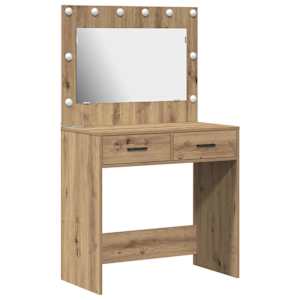 vidaXL Riietumislaud K&auml;sit&ouml;&ouml;puu 78,5 x 41 x 135 cm Tehispuit