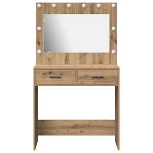 Kosmetický stůl se zásuvkou Artisanový dub 78,5 x 41 x 135 cm - obrázek 5