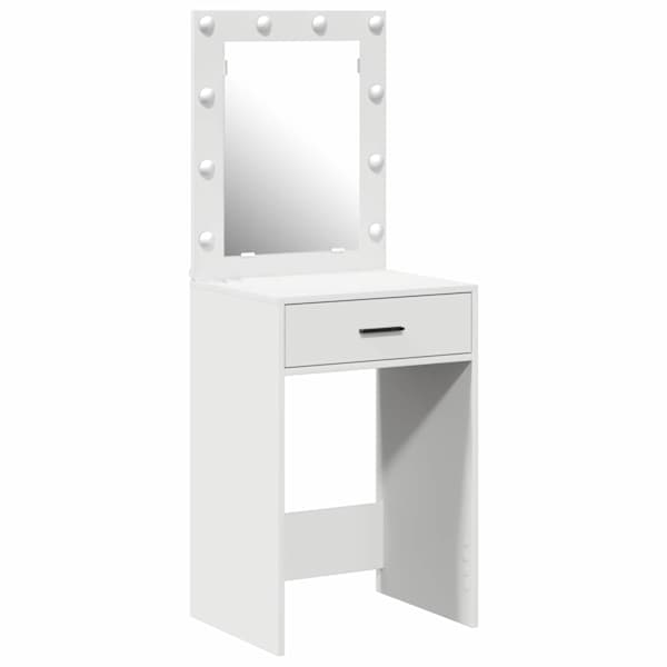 vidaXL Riietumislaud Valge 50 x 41 x 135 cm Tehispuit
