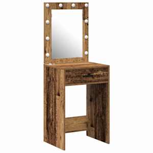 vidaXL Riietumislaud Vana puit 50 x 41 x 135 cm Tehispuit