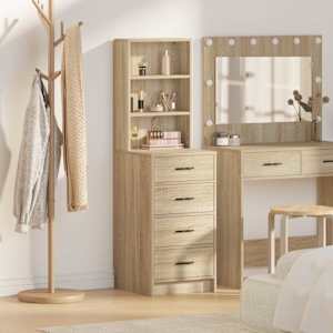 Visok predalnik sonoma hrast 40 x 41 x 135 cm Konstruiran les